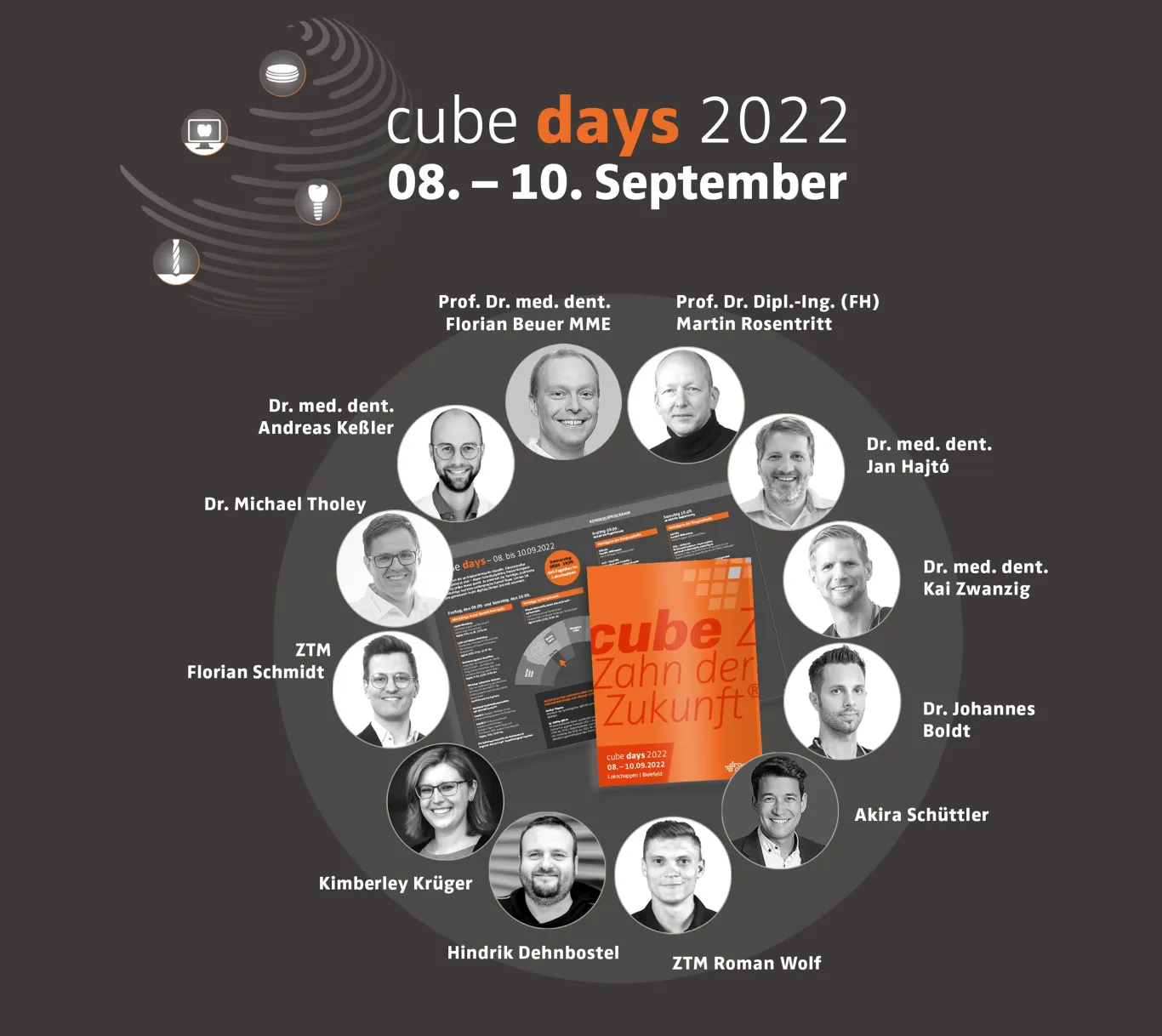 Referenten der cube days 2022 in Bielefeld